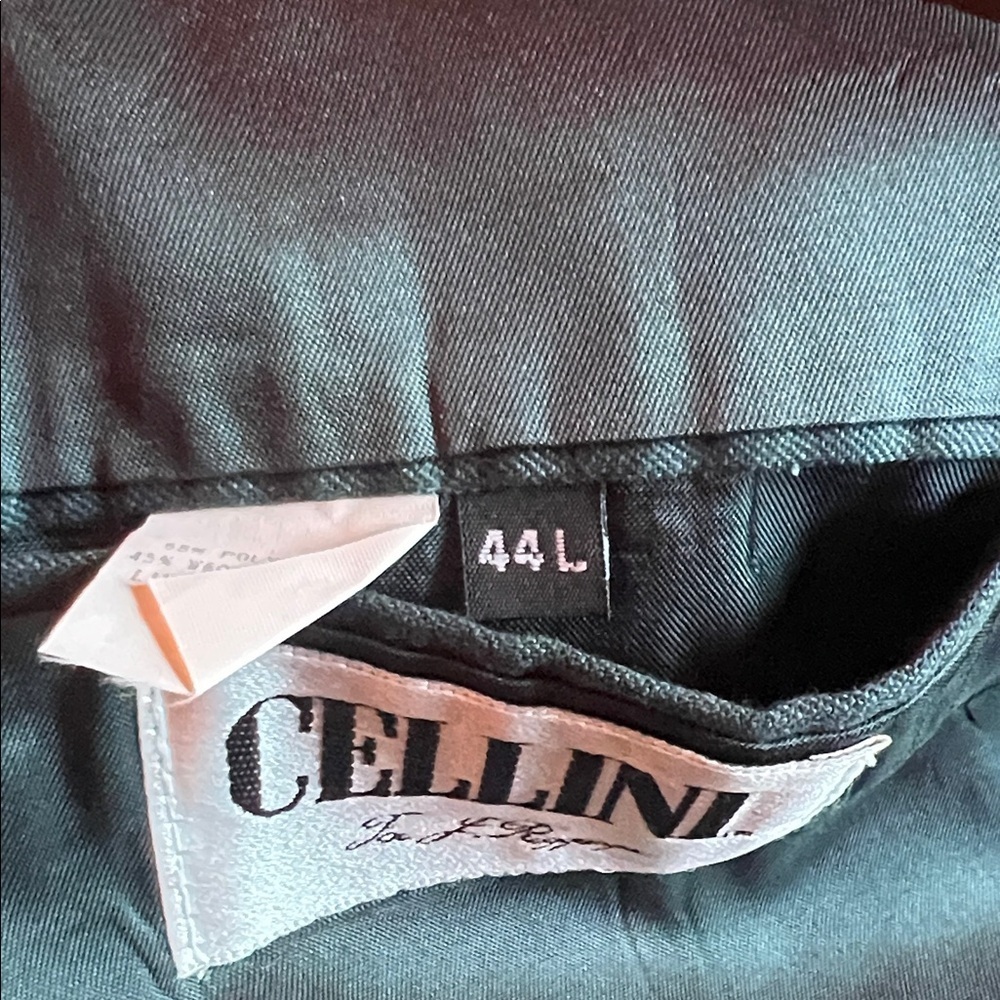 Classic Dark Green Pinstripe Suit 44R - Picture 9 of 15